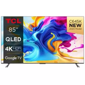 TCL 85" 85C645K Smart 4K Ultra HD QLED TV