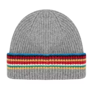 Paul Smith Paul Smith Stripe Beanie Mens - Grey