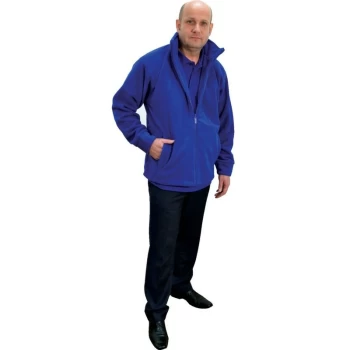 F400 Small Royal Blue Microfleece Jacket - Tuffsafe