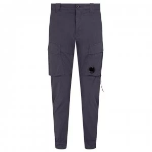 CP COMPANY Garment Dyed Stretch Sateen Cargo Pants - Navy 888