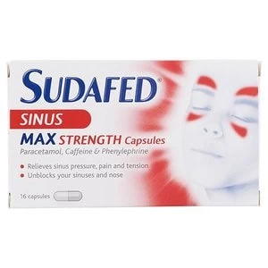 Sudafed Sinus Blocked Nose Capsules 16s