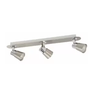 Iris 3-Light 54cm Track Light GU10 Nickel Chrome