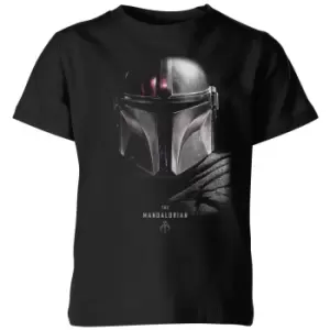 The Mandalorian Poster Kids T-Shirt - Black - 3-4 Years