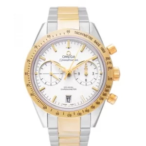 Speedmaster '57 Co-Axial Chronograph 41.5mm Automatic Silver Dial Yellow Gold Mens Watch