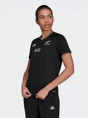 adidas All Blacks Primeblue Replica Home Jersey, Black Size M Women