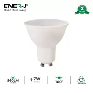 ENER-J 7W LED Dimmable Bulb Works With Leading Edge Dimmers 500 Lumens 6000K (pack Of 10)