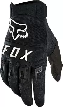 FOX Dirtpaw Motocross Gloves, black-white, Size XL, black-white, Size XL