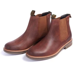 Barbour Mens Farsley Chelsea Boots Dark Tan 8 (EU42)