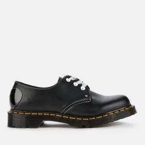 Dr. Martens Womens 1461 Hearts Smooth Leather 3-Eye Shoes - Black - UK 8