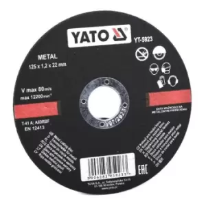 YATO Cutting Disc, angle grinder YT-5923