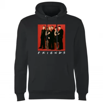 Friends Character Pose Hoodie - Black - XL