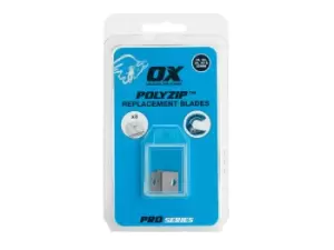 OX Tools OX-P562701 Polyzip Spare A Blades 3pk