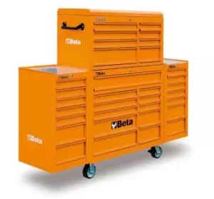 Beta Tools C38C-O Mobile Roller Cab Unit - 33 drawers Orange 038000201