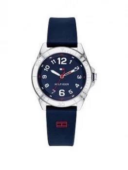 Tommy Hilfiger Blue Dial Blue Silicone Strap Childrens Watch