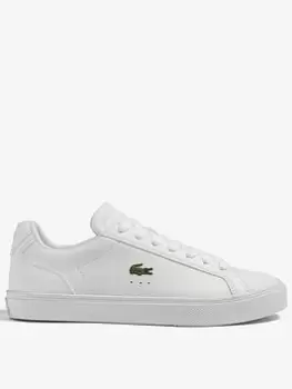 Lacoste Lerond Pro Baseline Leather Trainers - White, Size 3, Women