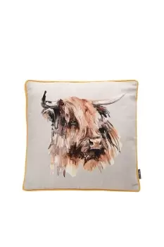 Highland Cow Cushion 40cm