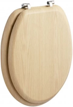 Wickes Soft Close Toilet Seat - Natural Pine Effect