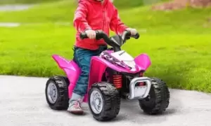 HomCom Aiayplay Honda Licensed Kids Quad Bike: Black