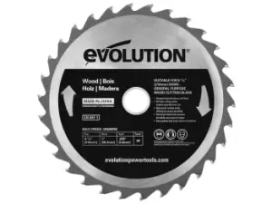 Evolution GW210TCT-30 30T 210mm Wood Blade