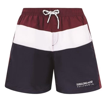 SoulCal Shorts - Navy 3 Stripe