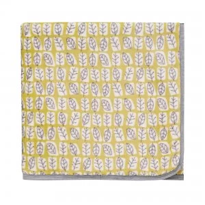 Helena Springfield Unna Chartreuse Fleece Throw Natural (Cream)