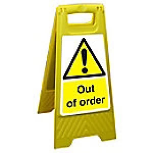 Floor Sign Out Of Order Polypropylene 60 x 30 cm