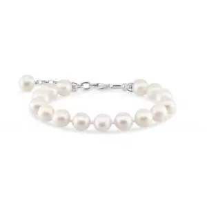 Sterling Silver Pearl Bracelet A2046-082-14-L19V