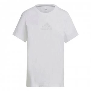 adidas BOS T Shirt Ladies - White