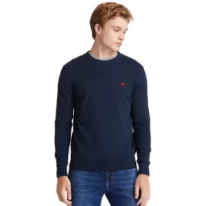 Timberland Williams River Organic Cotton Sweater For Men In Navy, Size XL