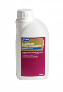 Wickes Central Heating System Concentrate Cleanser and Sludge Remover - 500ml