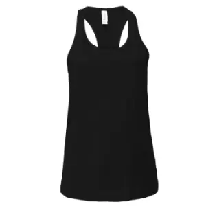 Bella + Canvas Womens/Ladies Racerback Tank Top (M) (Black)