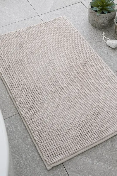 Catherine Lansfield 'Bobble' Bath Mats Natural