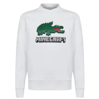 Lacoste Minecraft Sweatshirt - White