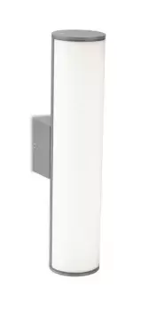 Monaco LED 40 Light Outdoor Wall Light Grey IP54