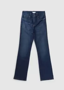 Good American Womens Good Legs Straight Jeans In Blue