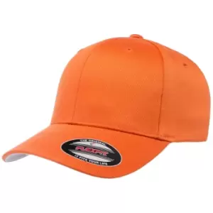 Flexfit Unisex Wooly Combed Cap (S/M) (Orange)