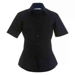 Kustom Kit Womens/Ladies Short Sleeve Business/Work Shirt (20) (Dark Navy)