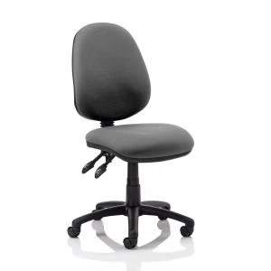 Trexus Luna II Lever Task Operator Chair Without Arms Charcoal Ref