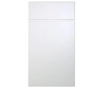 Cooke Lewis Raffello High Gloss White Drawerline door drawer front W400mm Pack of 1