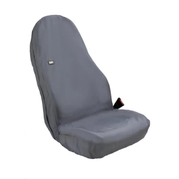 Tractor Seat Cover Hi-back Black - 80 X 50CM