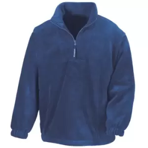 Result Unlined Active 1/4 Zip Anti-Pilling Fleece Top (L) (Royal)