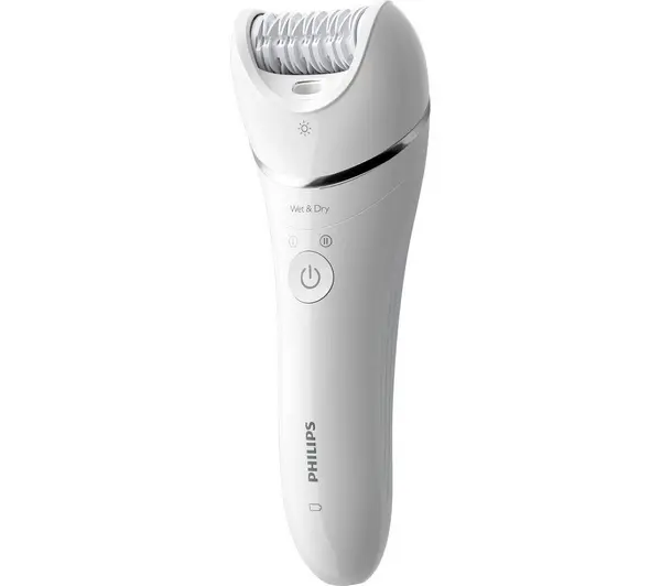 PHILIPS Series 8000 BRE710/01 Wet & Dry Epilator - White 8720689010818