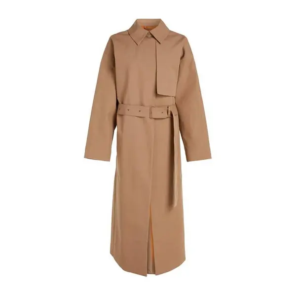 Calvin Klein BONDED COTTON TRENCH COAT 8 (XS) Beige 66106104310