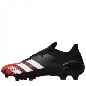 adidas Predator Mutator 20.1 Football Boots Firm Ground - Black/White/Red