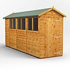 Power Garden Shed 144PA Golden Brown 14x4