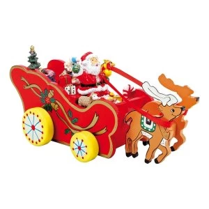 LEGLER Small Foot Christmas Carriage Musical Box Wooden Toy