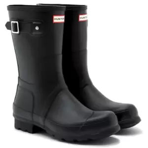 Hunter Mens Original Short Wellington Boots Black 10 (EU44)