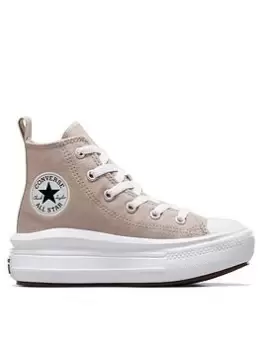 Converse Chuck Taylor All Star Move, Brown, Size 10 Younger