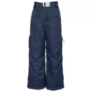 Trespass Kids Unisex Marvelous Ski Pants With Detachable Braces (7/8 Years) (Navy)