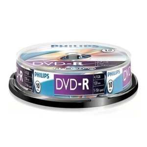 Philips DVD-R 16X 10 PK Spindle